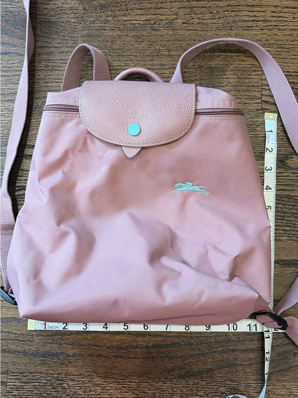Longchamp Small Backpack in Dusty Mauve